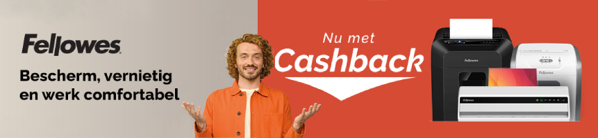 Fellowes cashback actie